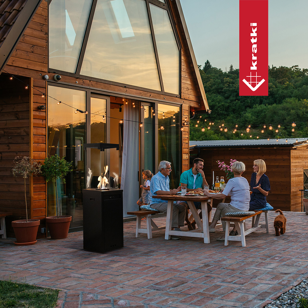 Chauffage de terrasse au gaz Light noir — photo 9
