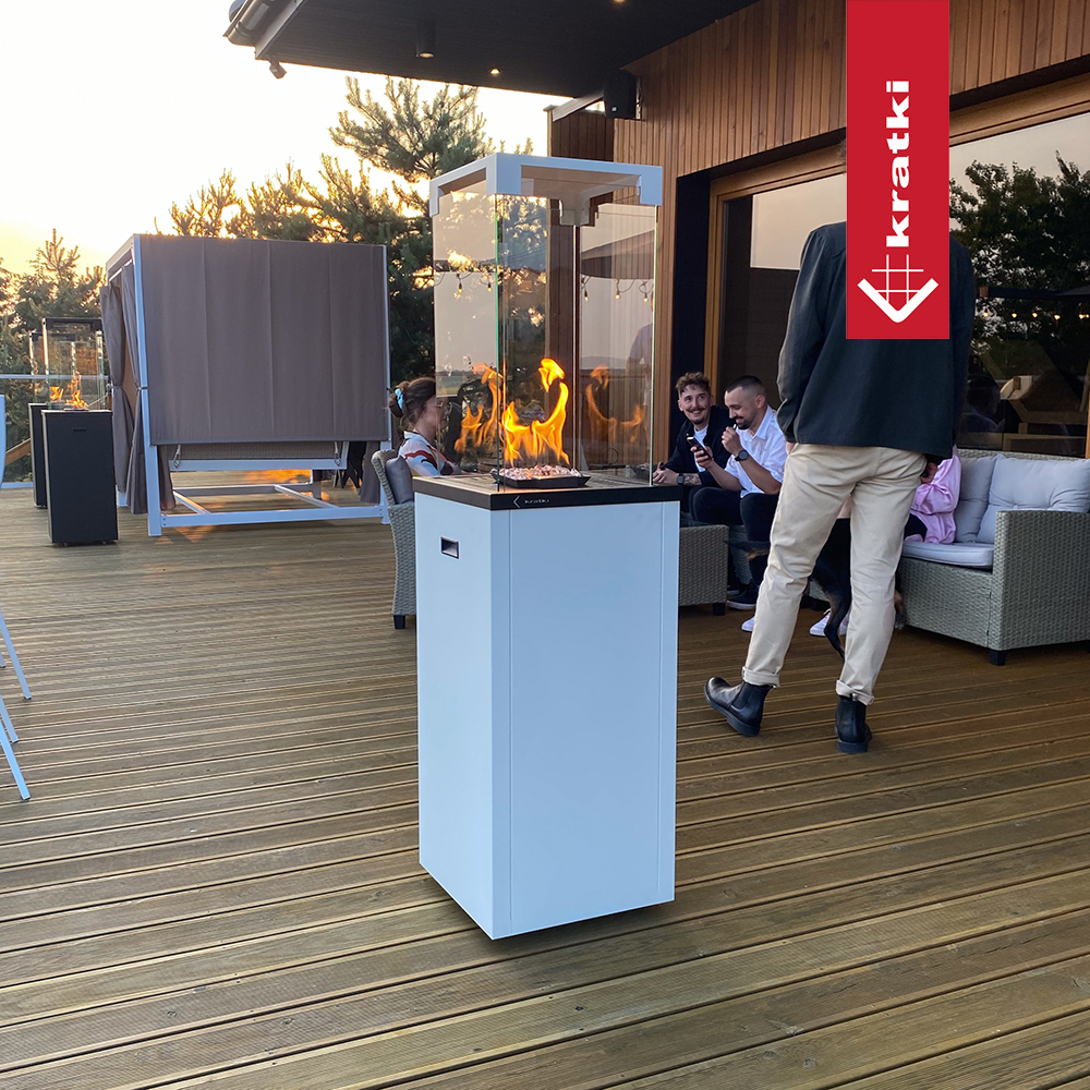 Chauffage de terrasse au gaz Light noir — photo 12
