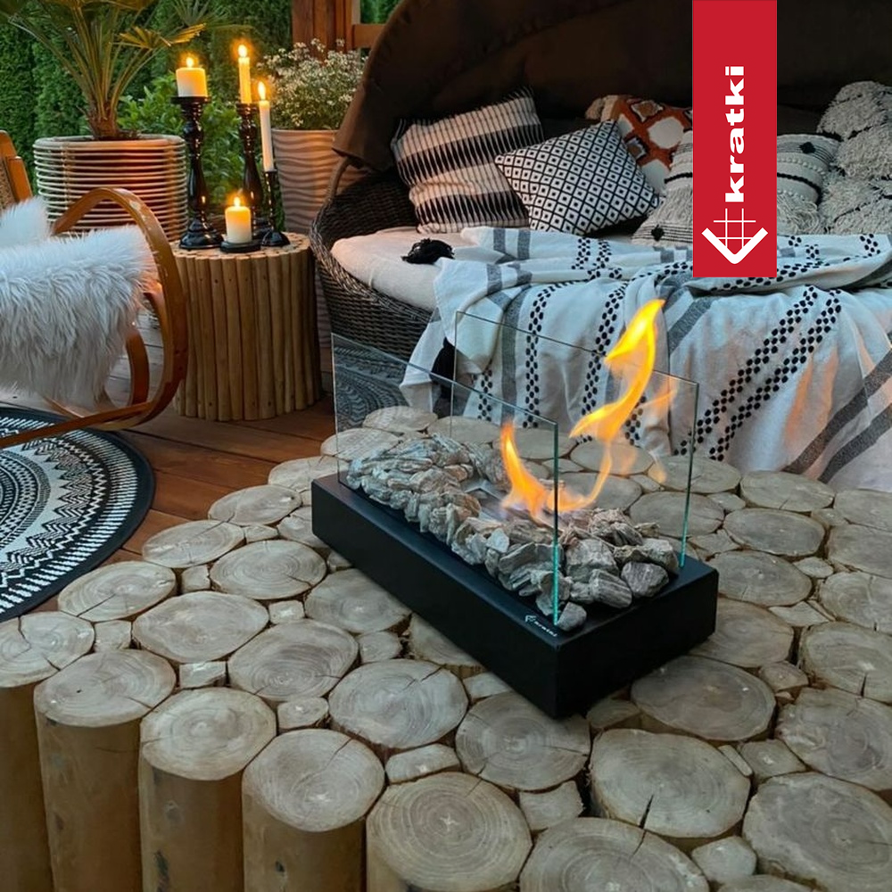 Bio-cheminée sur pied Tabletop (certifiée TÜV) — photo 2