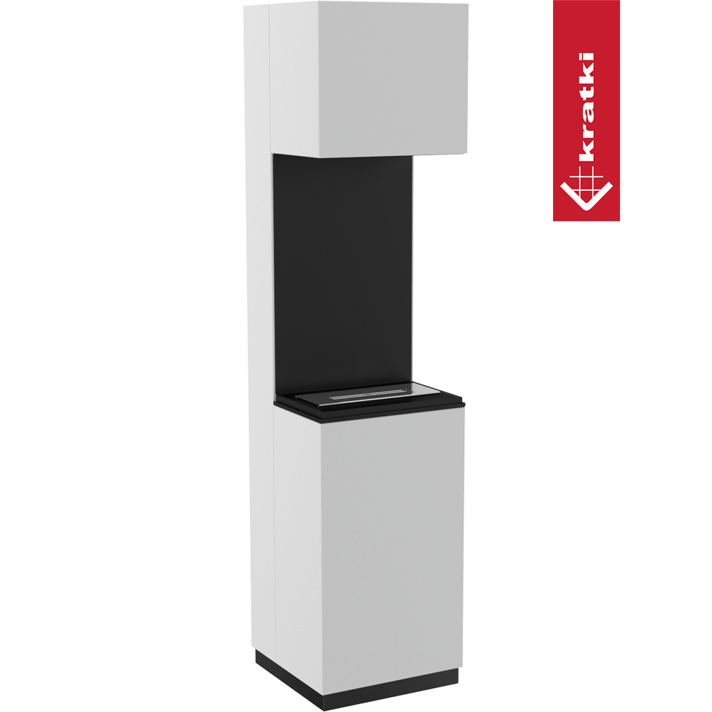 Bio-cheminée à encastrer Sierra noir (certifiée TÜV, kit complet) — photo 3
