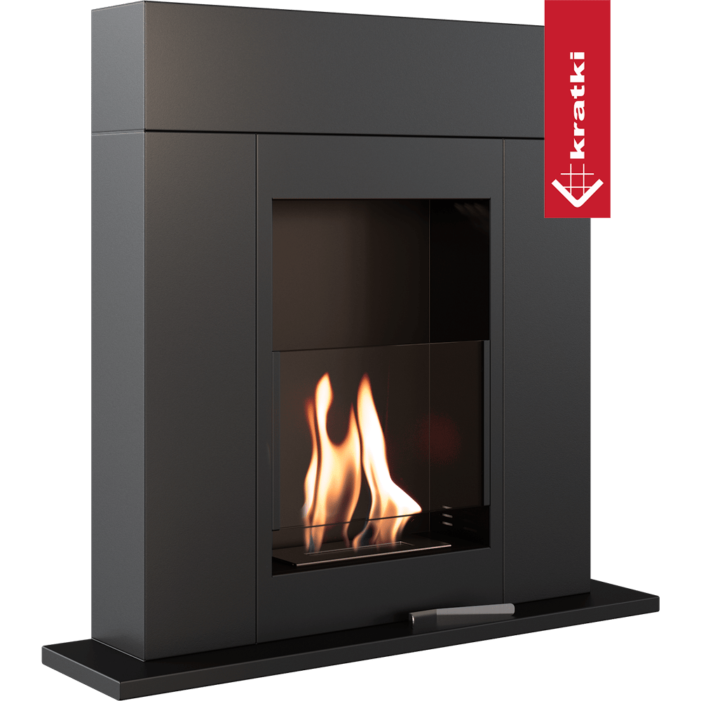 Bio-cheminée à encastrer Freestanding noir (certifiée TÜV) — photo 3