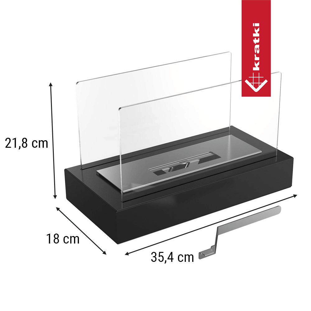 Bio-cheminée sur pied Sierra (kit complet) — photo 5