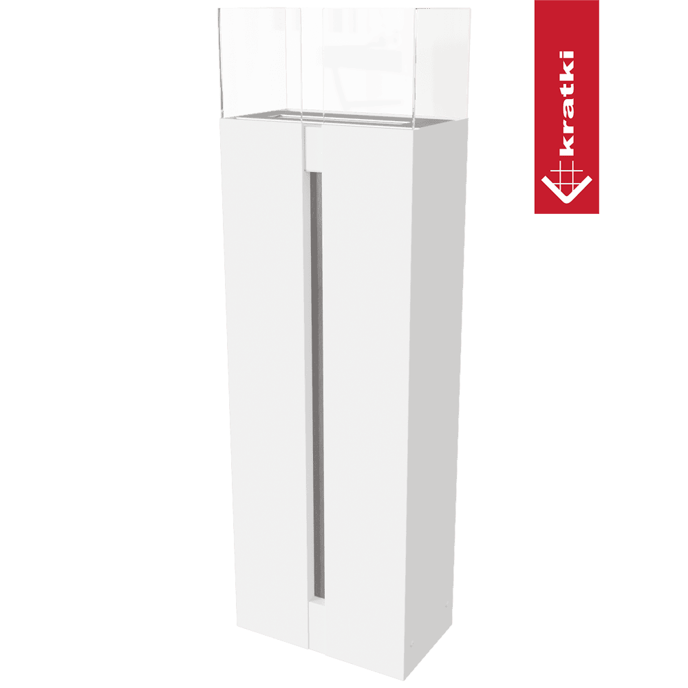 Bio-cheminée sur pied Freestanding blanc (certifiée TÜV) — photo 5