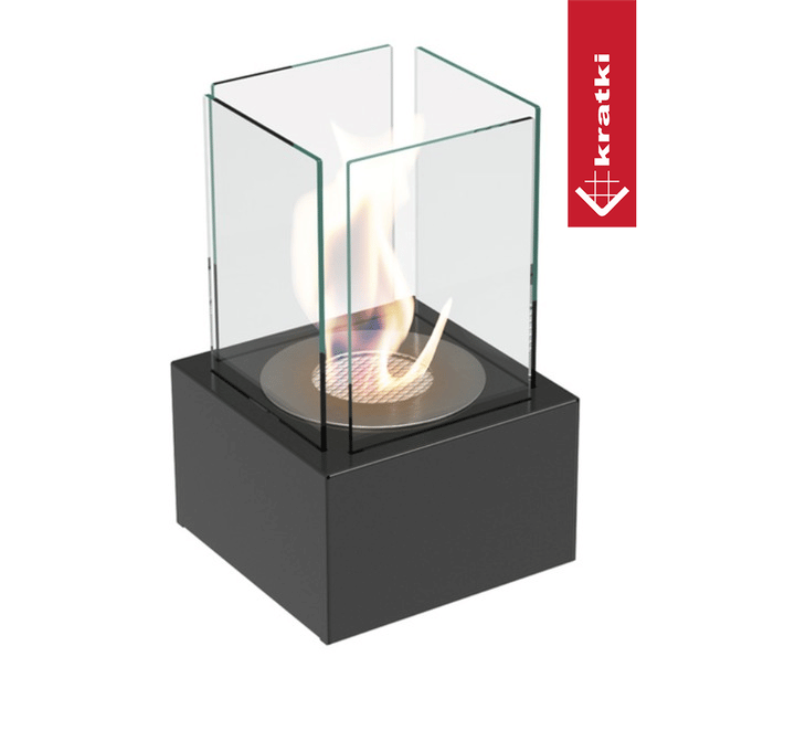 Bio-cheminée sur pied Freestanding noir