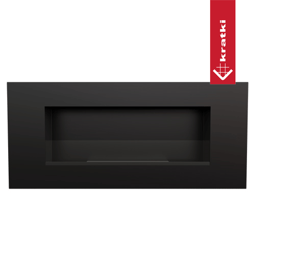 Bio-cheminée suspendue Wall noir (certifiée TÜV)