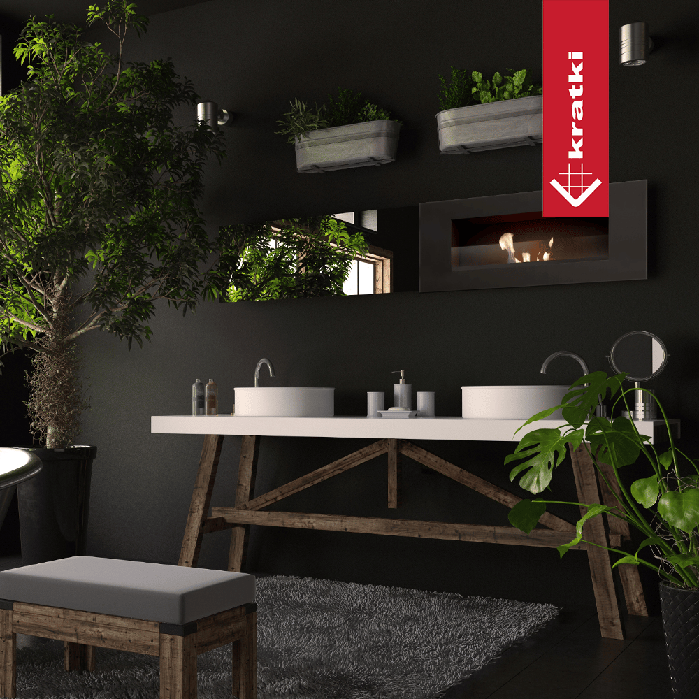 Bio-cheminée suspendue Wall noir (certifiée TÜV) — photo 2