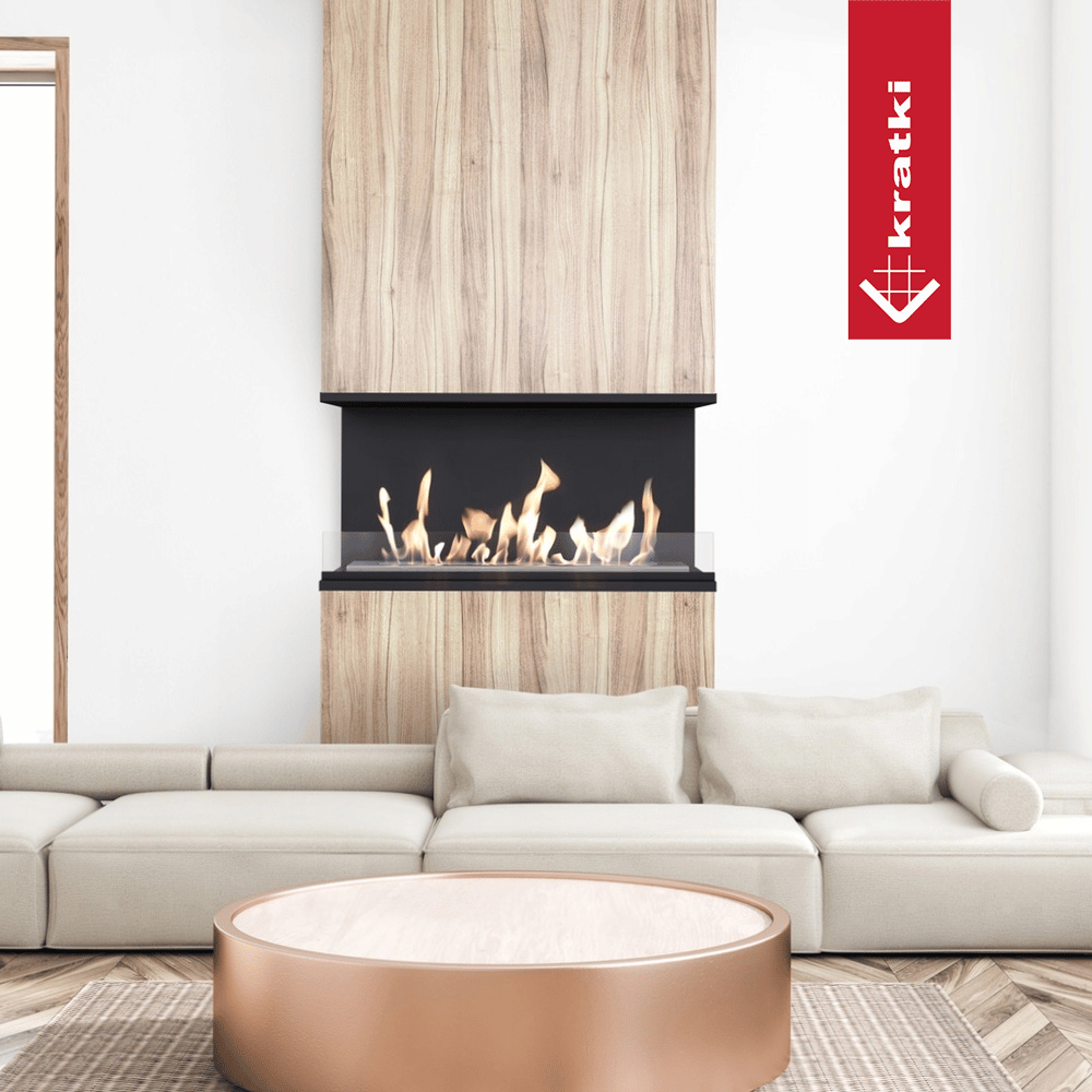 Bio-cheminée suspendue Wall (certifiée TÜV, kit complet) — photo 2