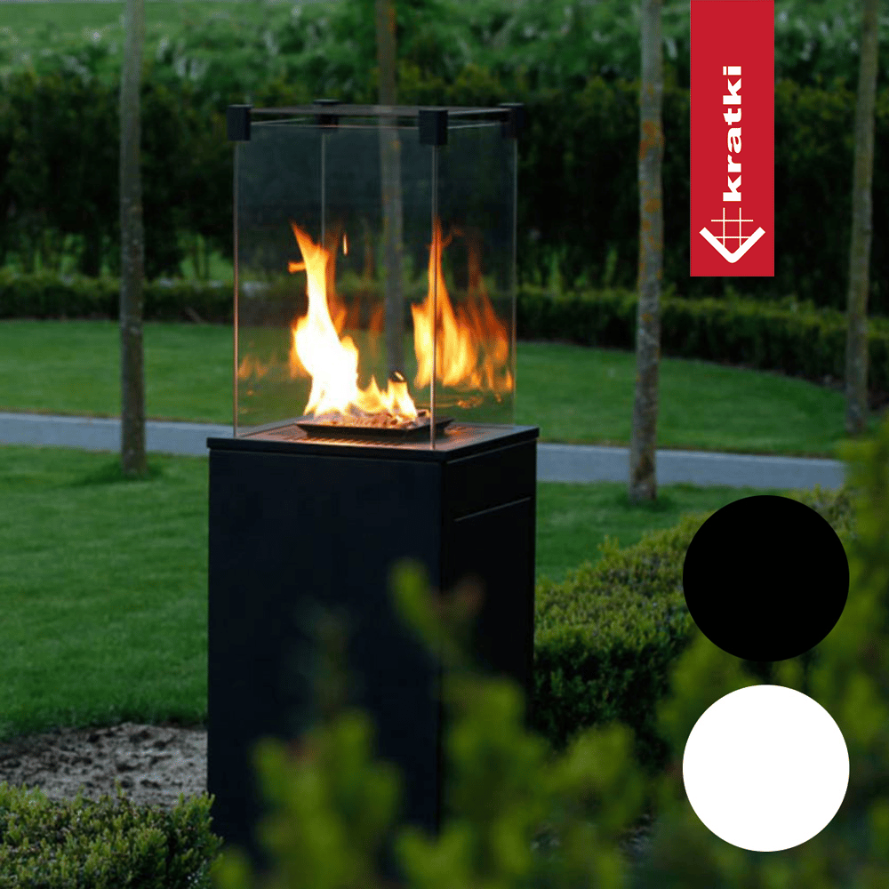 Chauffage de terrasse au gaz Mini gris